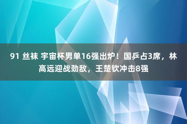 91 丝袜 宇宙杯男单16强出炉！国乒占3席，林高远迎战劲敌，王楚钦冲击8强