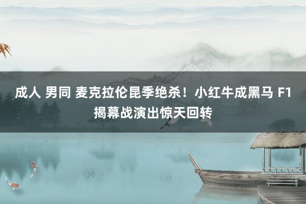 成人 男同 麦克拉伦昆季绝杀！小红牛成黑马 F1揭幕战演出惊天回转