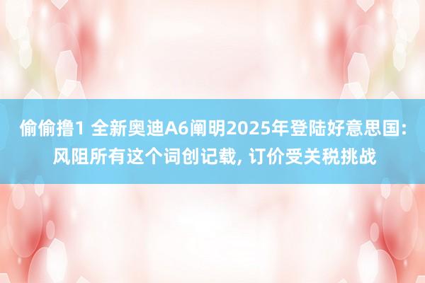 偷偷撸1 全新奥迪A6阐明2025年登陆好意思国: 风阻所有这个词创记载, 订价受关税挑战